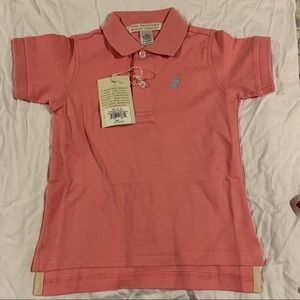 TBBC hamptons pink polo. 18/24m. NWT